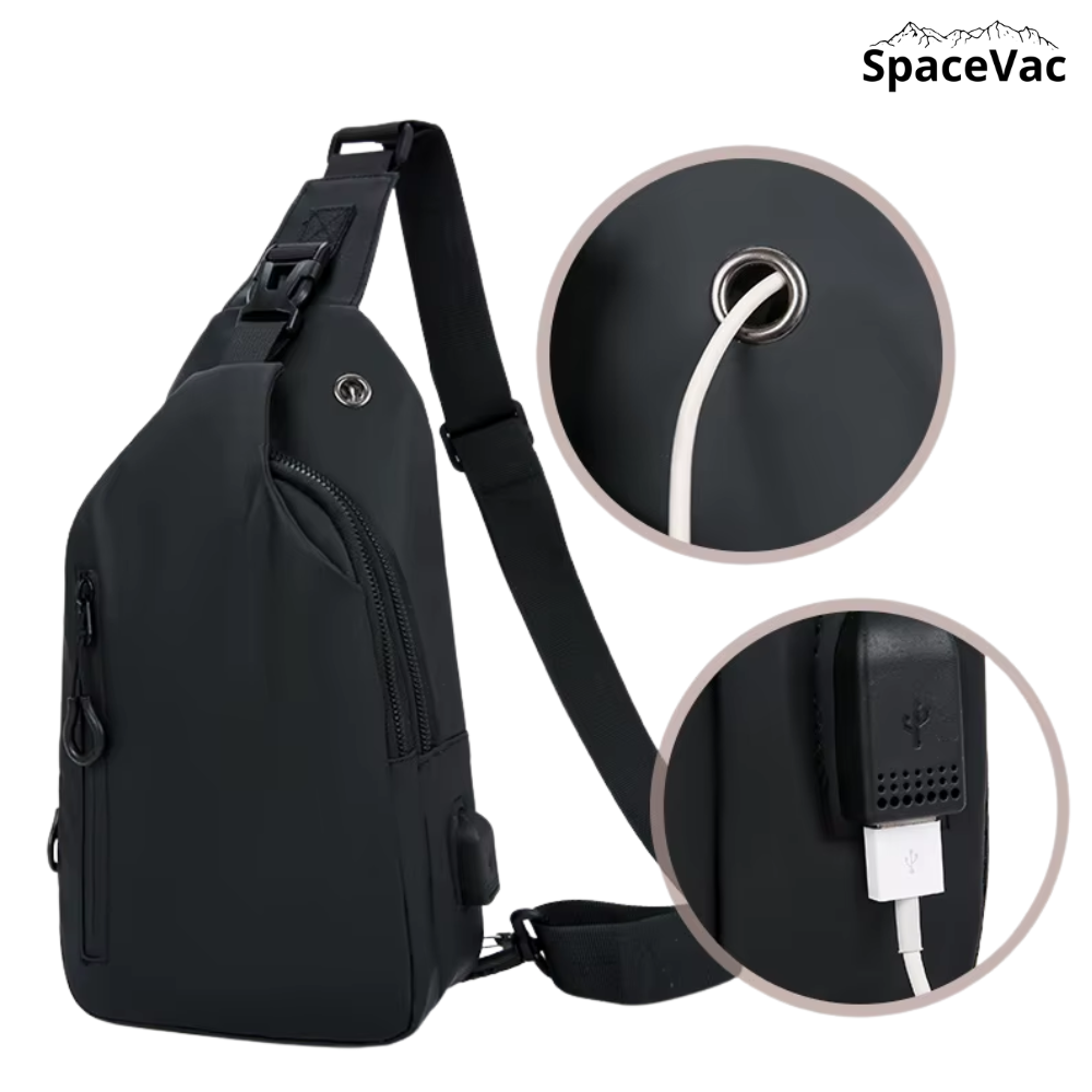 One-Shoulder SpaceVac™ + Travel Pillow